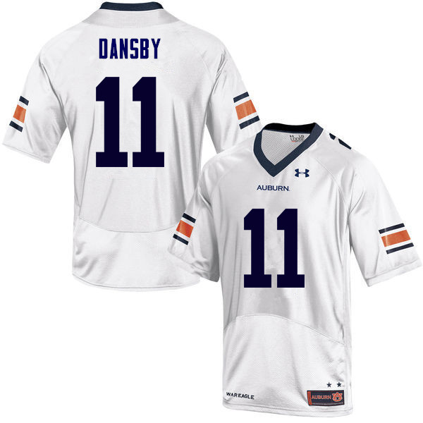 Men Auburn Tigers #11 Karlos Dansby College Football Jerseys Sale-White - Click Image to Close